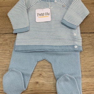 CONJUNTO TRICOT PETIT OH! RAYAS
