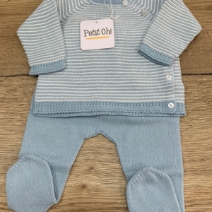 CONJUNTO TRICOT PETIT OH! RAYAS