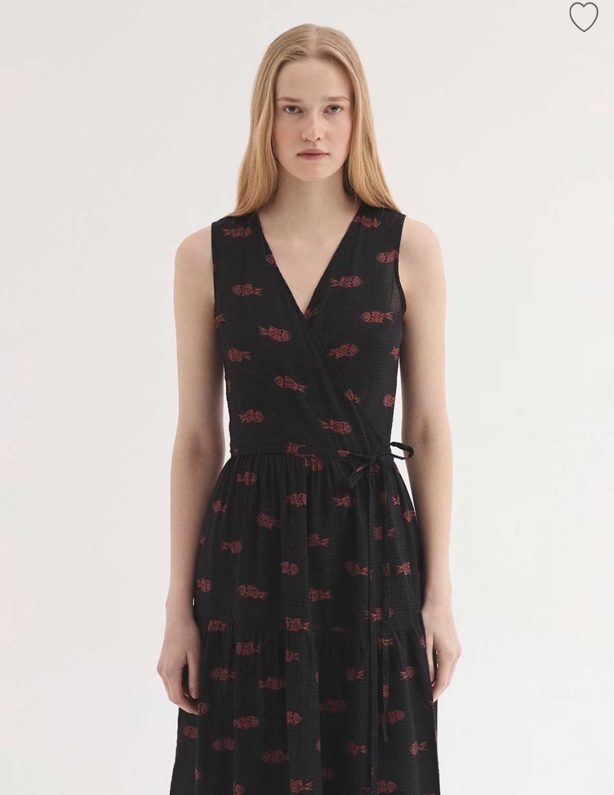 VESTIDO NICE THINGS CUADRILLE FISH WWW173 - Imagen 4